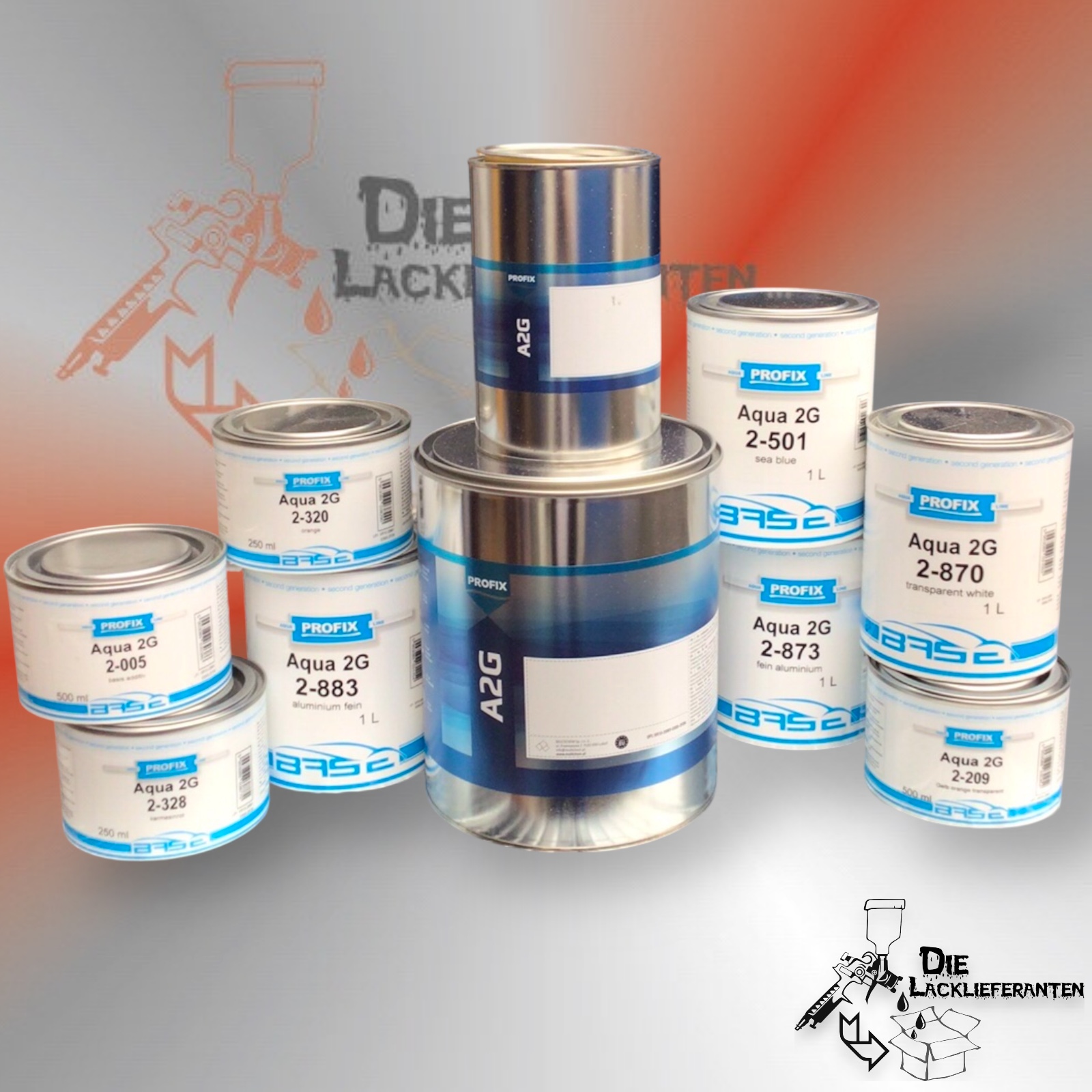 Profix Aqua 2G Wasserbasislack Wunschfarbton 1L Readdymix # 1 Profix Aqua 2G Wasserbasislack Wunschfarbton 1L Readdymix #