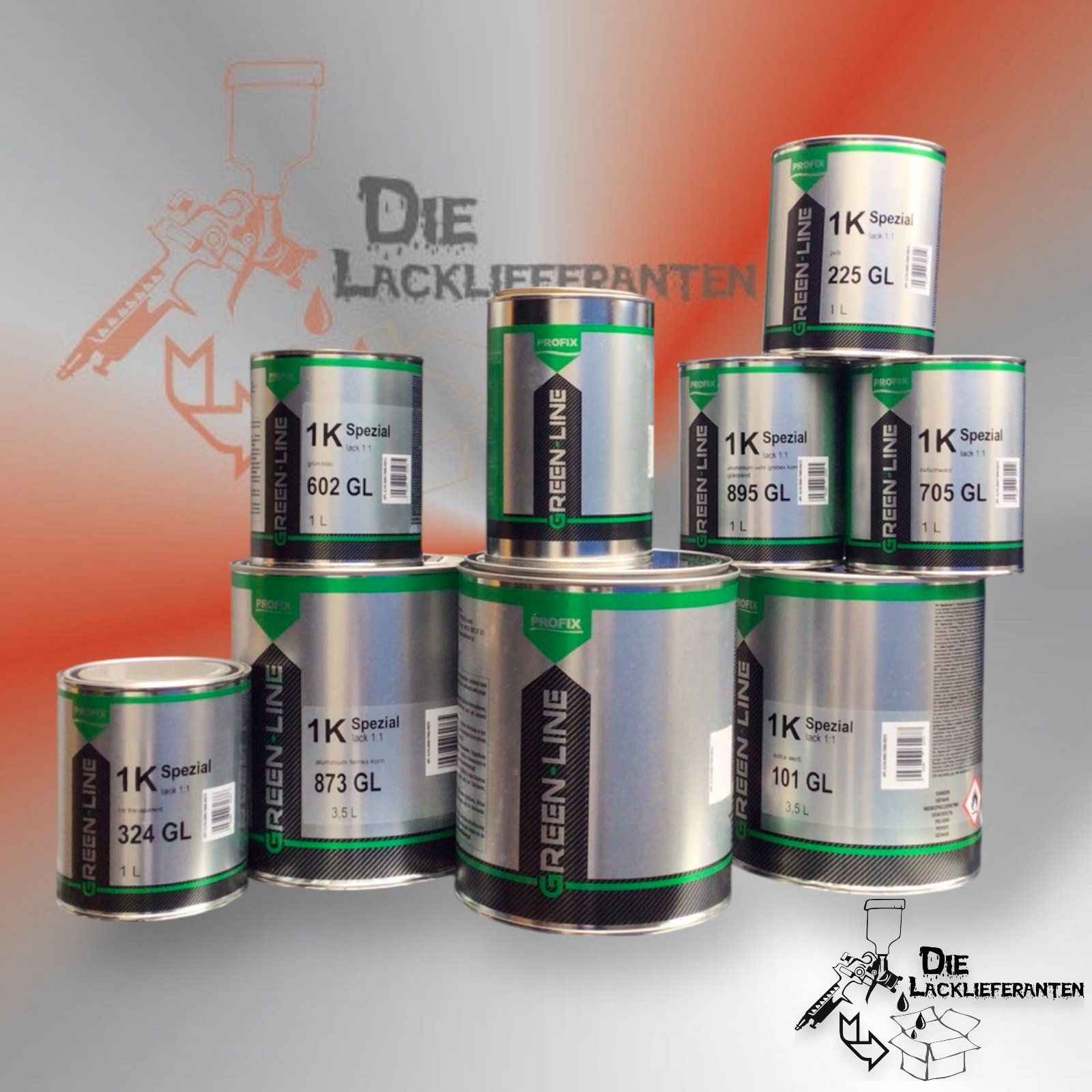 Profix GREEN-LINE Basislack Wunschfarbton 1L Readdymix unverdünnt #LLGREENLINE1,0 1 Profix GREEN-LINE Basislack Wunschfarbton 1L Readdymix unverdünnt #LLGREENLINE1,0
