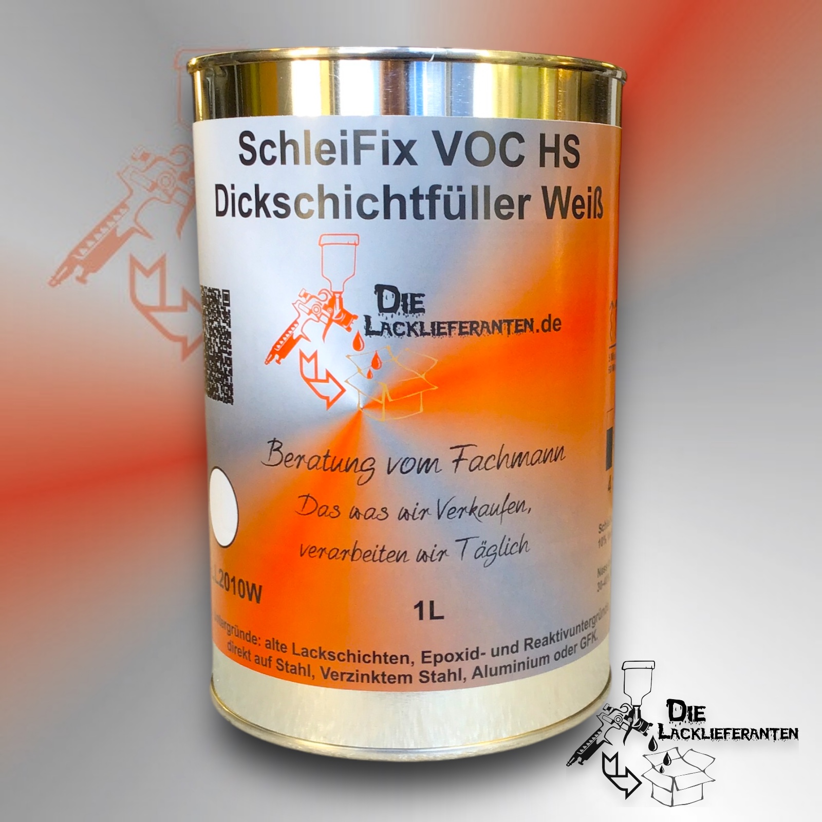 SchleiFix Dickschichtfüller 4:1 Weiß 1L 5min bei 60°C / 15min bei 40°C #LL2010W 1 SchleiFix Dickschichtfüller 4:1 Weiß 1L 5min bei 60°C / 15min bei 40°C #LL2010W