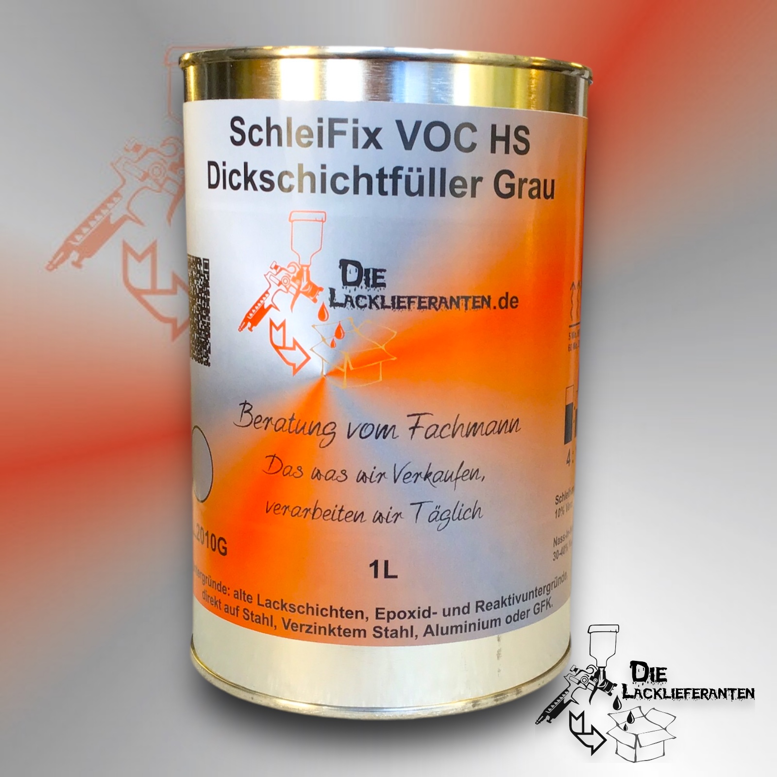 SchleiFix Dickschichtfüller 4:1 Grau 1L 5min bei 60°C / 15min bei 40°C #LL2010G 1 SchleiFix Dickschichtfüller 4:1 Grau 1L 5min bei 60°C / 15min bei 40°C #LL2010G