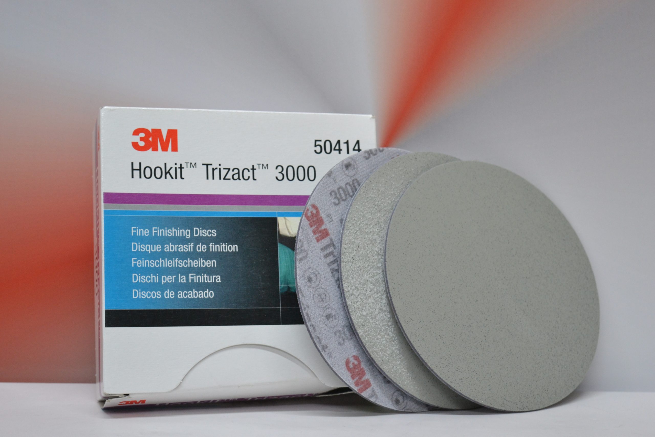 3X 3M Hookit Trizact P3000 150mm Klett 1 3X 3M Hookit Trizact P3000 150mm Klett