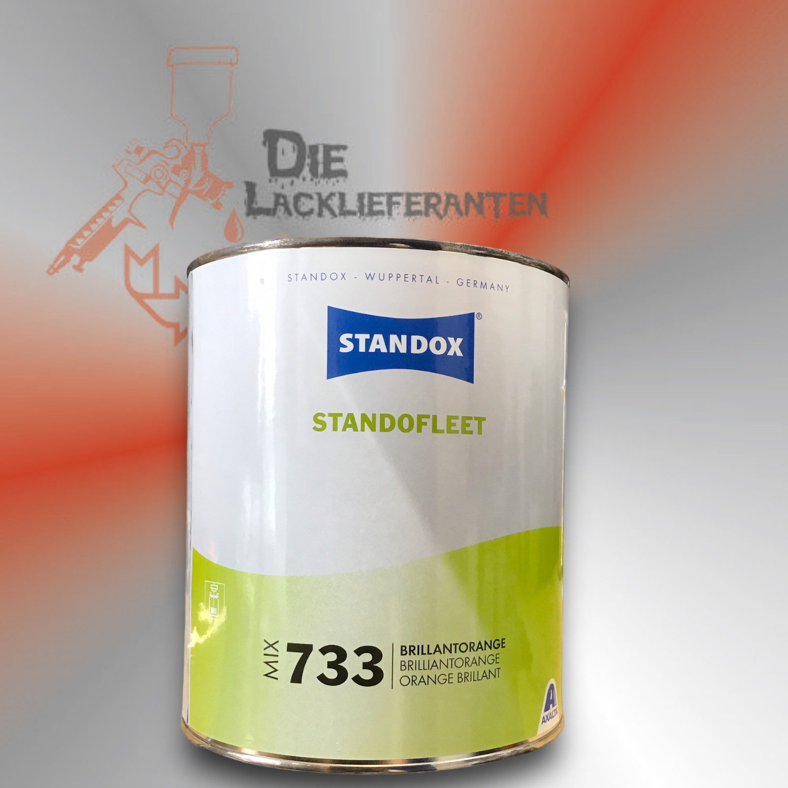 Standox Standomix Standofleet, brillant orange 733 3,5L #91496 1 Standox Standomix Standofleet, brillant orange 733 3,5L #91496