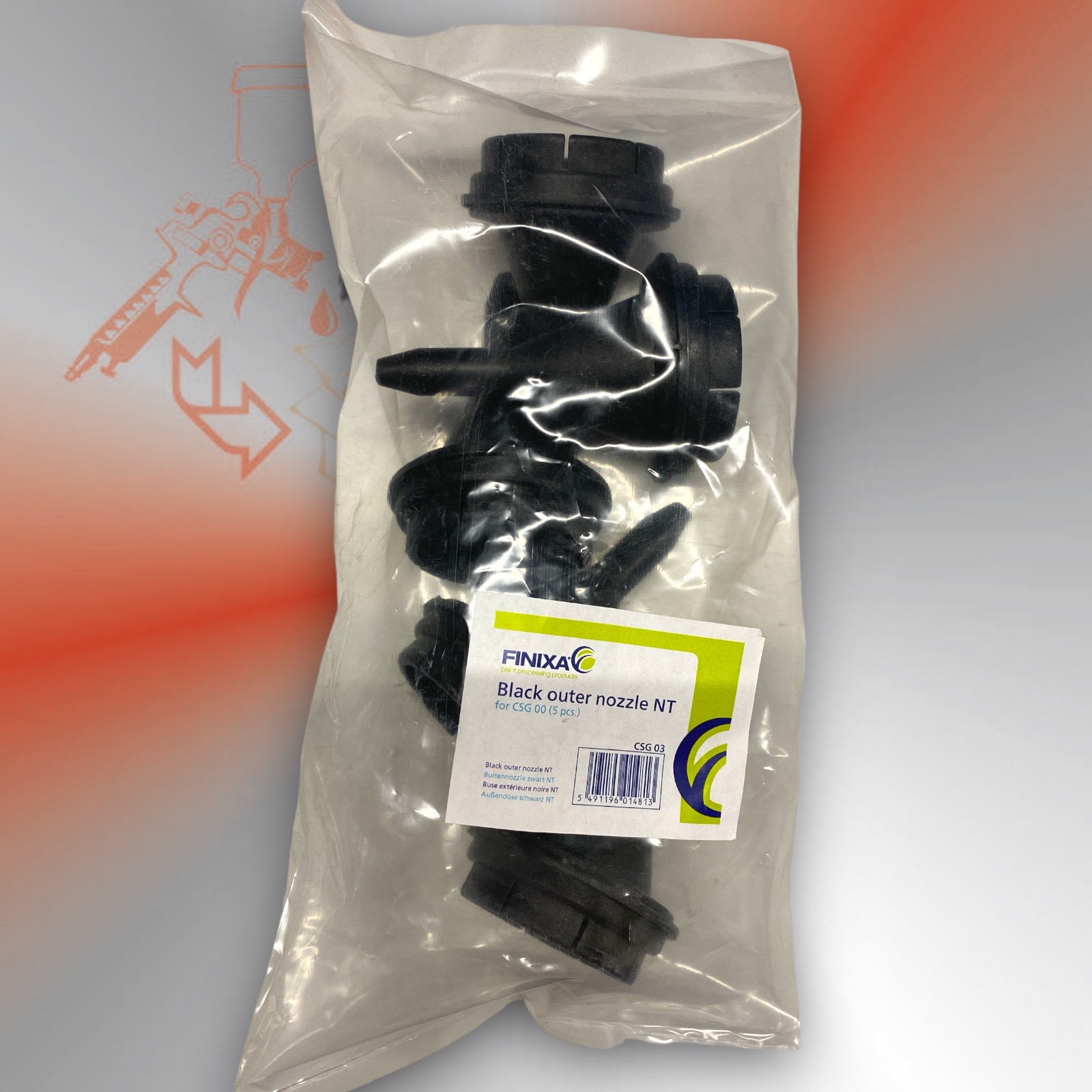 5x FINIXA Außendüse Feinstruktur für Kartuschenpistole CSG00 1 5x FINIXA Außendüse Feinstruktur für Kartuschenpistole CSG00