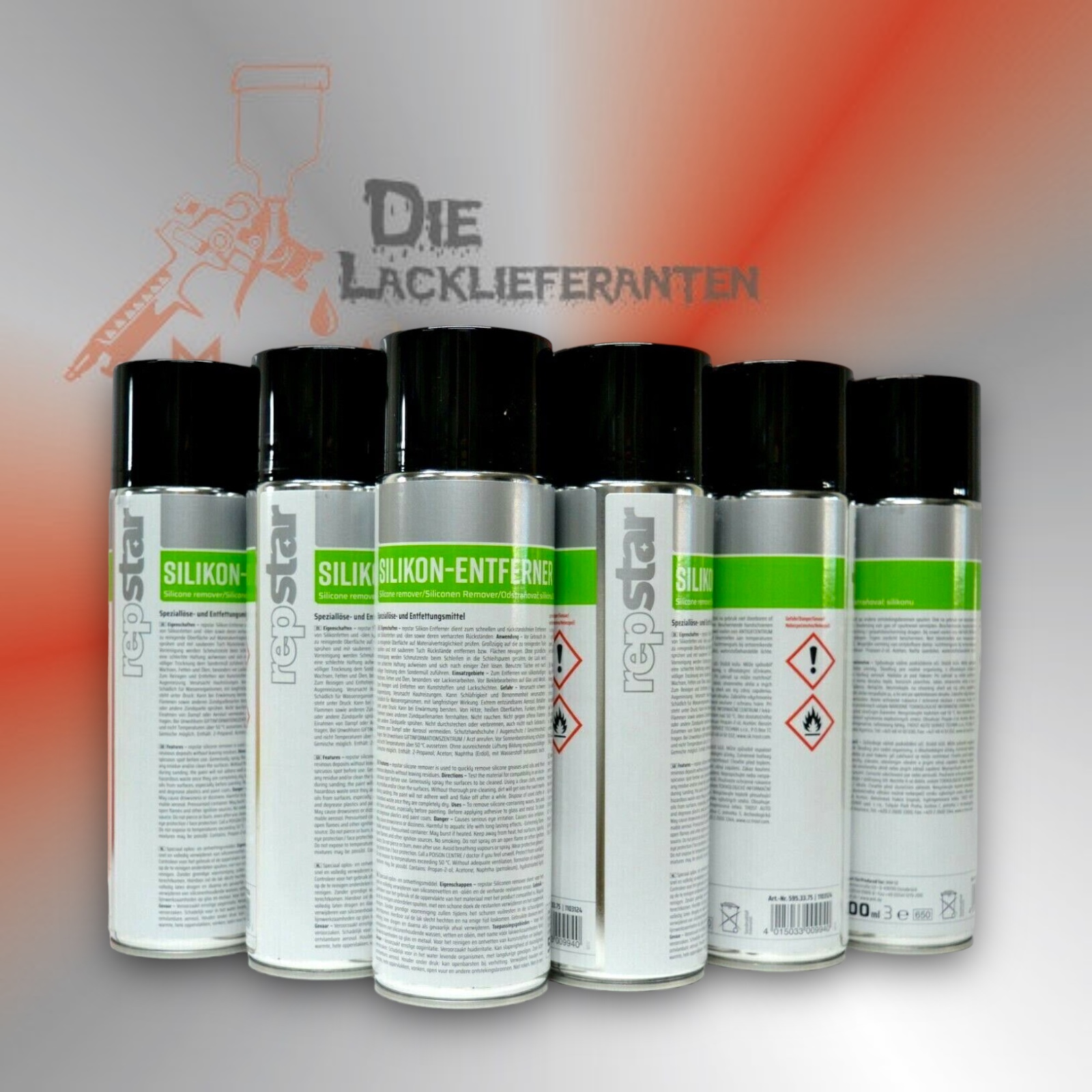 6x Repstar Silikonentferner, Entfetter 1 6x Repstar Silikonentferner, Entfetter