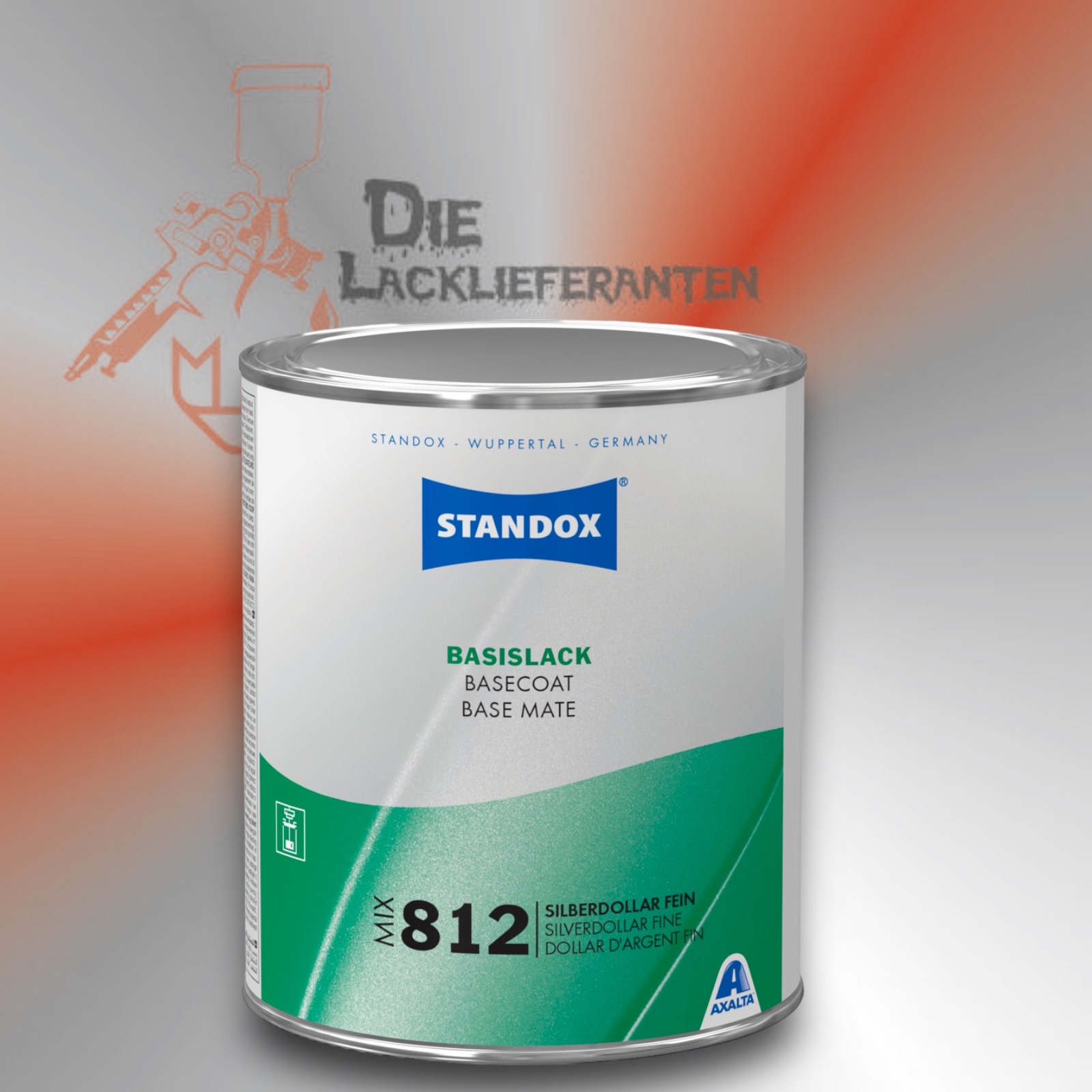 Standox Basislack Mix 812 Silberdollar Fein 3,5L #82756 1 Standox Basislack Mix 812 Silberdollar Fein 3,5L #82756