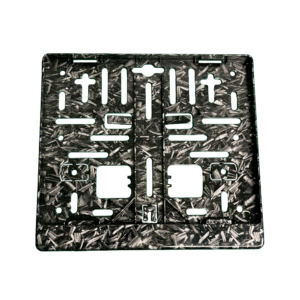 Motorrad Kennzeichenhalter in Forged Carbon Optik