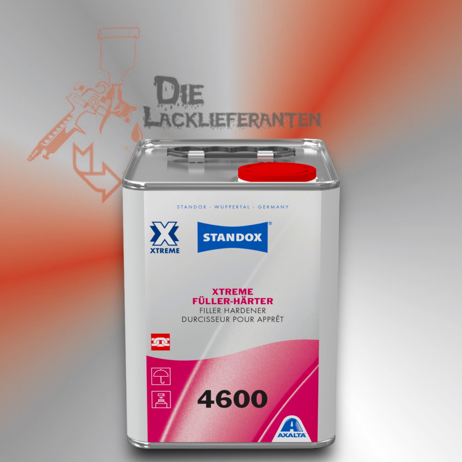 Standox VOC Xtreme-Füller-Härter 4600, 2,5L # 02079317 1 Standox VOC Xtreme-Füller-Härter 4600, 2,5L # 02079317