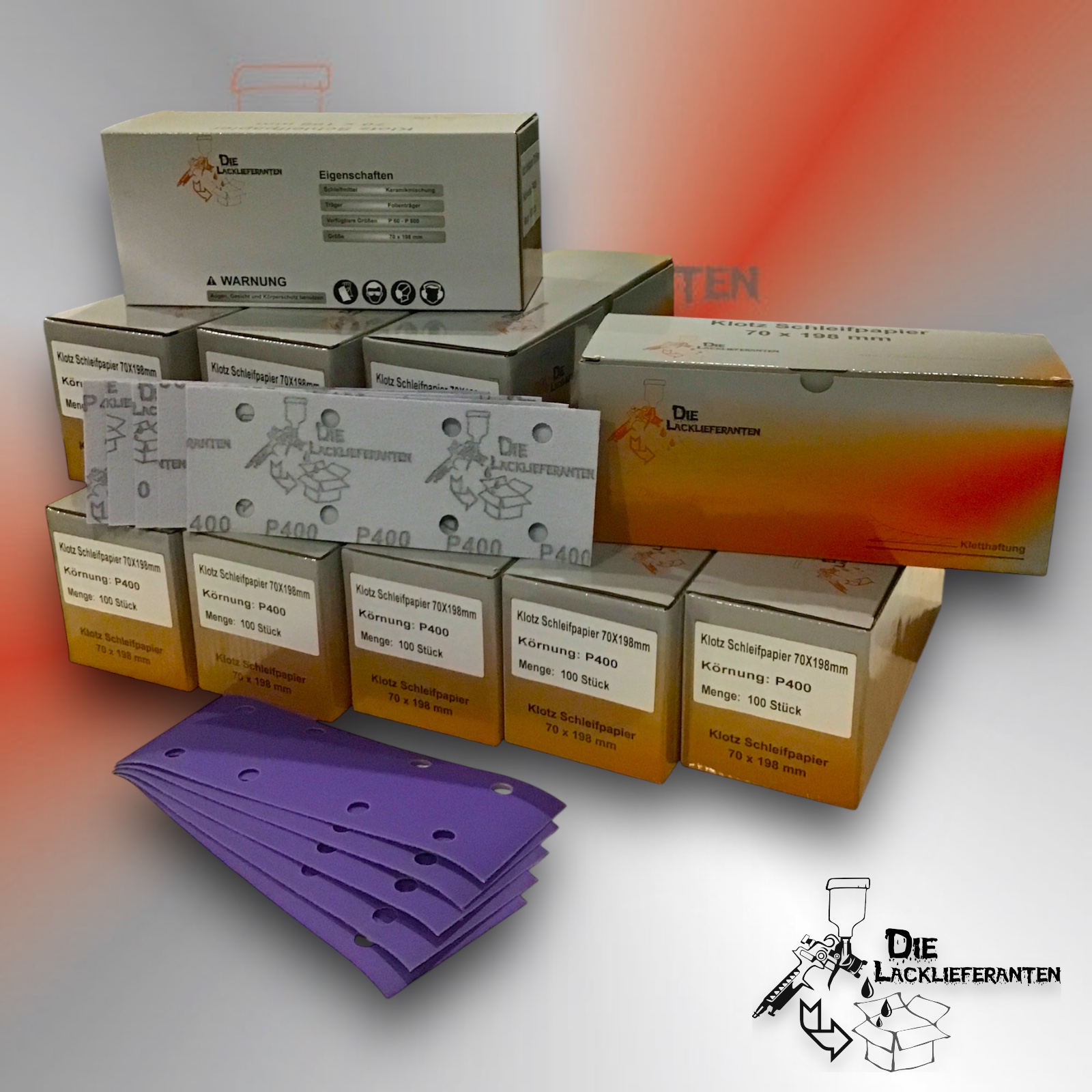 1000X Klotz Schleifpapier / Klett-Schleifstreifen P400 70x198mm Folienträger, 8 Loch Absaugung, Schleifkorn Keramikmischung #Q22T70X198P400 1 1000X Klotz Schleifpapier / Klett-Schleifstreifen P400 70x198mm Folienträger, 8 Loch Absaugung, Schleifkorn Keramikmischung #Q22T70X198P400